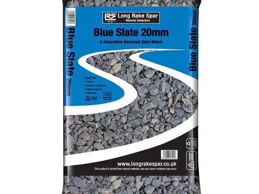 Blue Slate Chippings 20mm