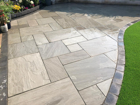 Kandla Grey Indian Sandstone Paving