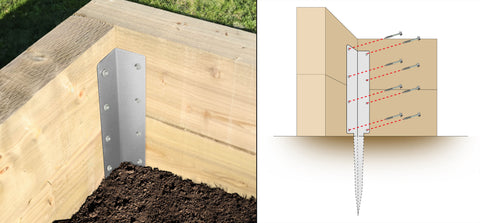 Double Sleeper Corner Support Spike (3 Colours Available)