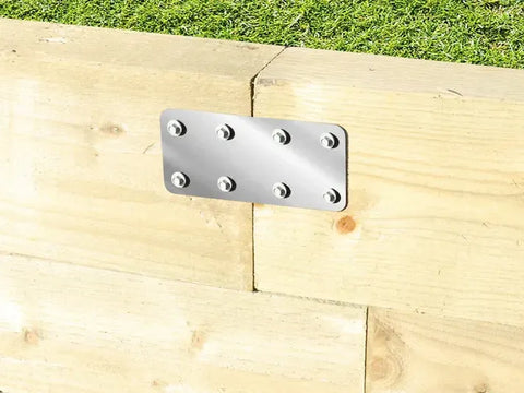 Short Internal Sleeper Straight Flat Support Plate (3 Colours Available)
