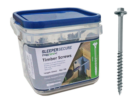 Sleeper Screws - Hex Head Shelf Tub  (3 Colours Available)