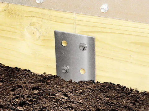 Sleepers / Base Anchor Bracket To Concrete In (3 Colours Available)
