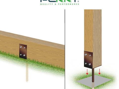 Sleepers / Base Anchor Bracket To Concrete In (3 Colours Available)