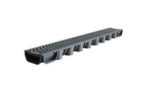 Low Flow Drain Plastic Channel 50mm Depth (2 Colours Available)