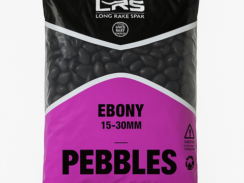 Ebony Pebbles 20mm