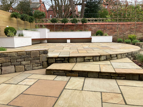 Sienna Natural Indian Sandstone Paving