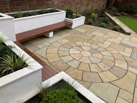 Sienna Natural Indian Sandstone Paving