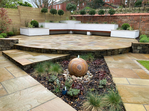 Sienna Natural Indian Sandstone Paving