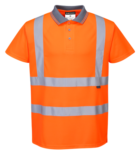 Portwest Hi-Vis S/S Polo Orange