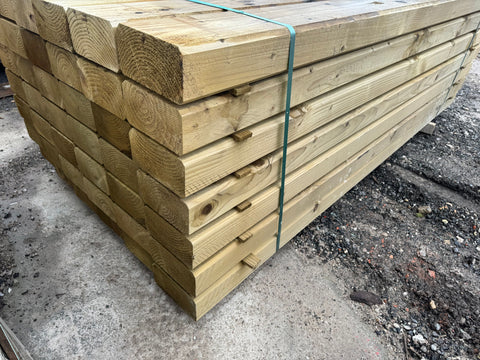 2.4 Chamfered Sleeper 200 x 100mm