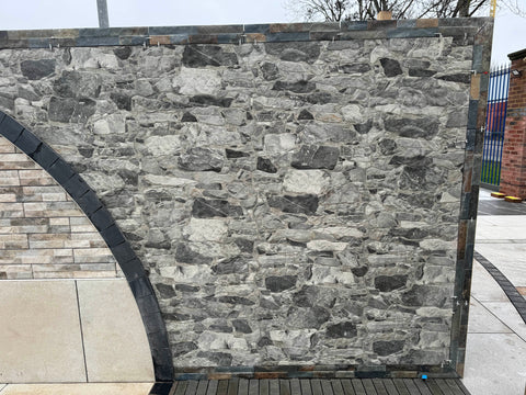 Muralla Gris Porcelain Wall Cladding - 400 x 600mm