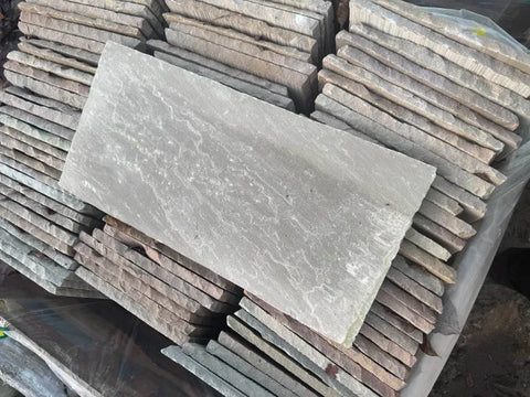 Indian Stone Raj Raj Green Natural Indian Stone Paving - 600 x 290mm
