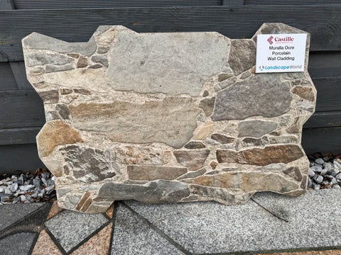 Murralla Ocre Porcelain Wall Cladding - 400 x 600mm