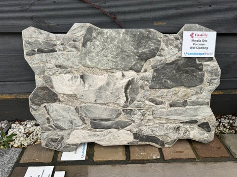 Muralla Gris Porcelain Wall Cladding - 400 x 600mm
