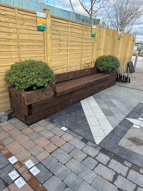 2.4 Charred Brushwood Sleeper 200 x 100mm