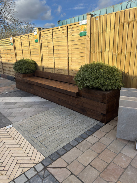 2.4 Charred Brushwood Sleeper 200 x 100mm