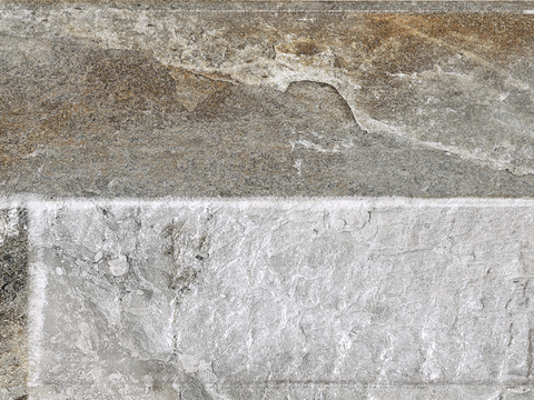 Castille Ordino Grey Porcelain Wall Cladding - 80 x 442mm