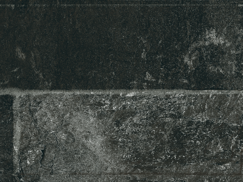 Castille Ordino Black Porcelain Wall Cladding - 80 x 442mm