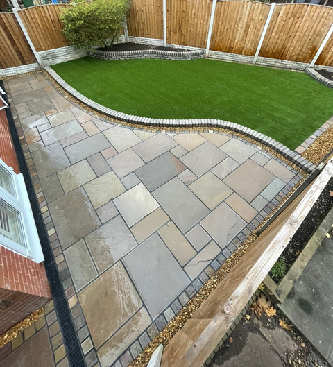 Delamere Natural Indian Sandstone Paving