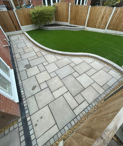 Delamere Natural Indian Sandstone Paving