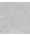 A sample image of a light grey porcelain paving tile with a textured surface.