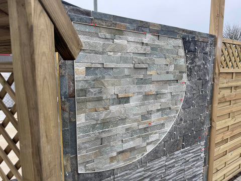 Natural Stone Himachal White 600 x 150mm Wall Cladding