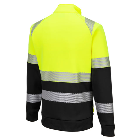 DX4 Class 1 Zip Sweatshirt Yellow/Black