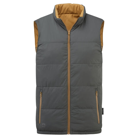 KA3 Reversible Gilet Brown/Grey