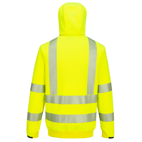 KX3 Sport Zipped Hoodie Yellow