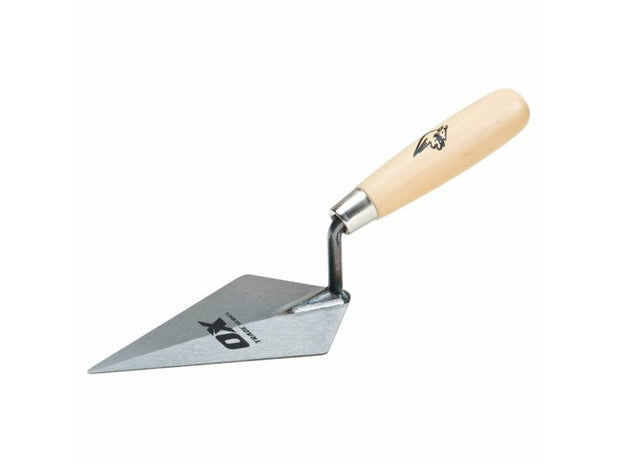 OX Trade Pointing Trowel - Wooden Handle 5"